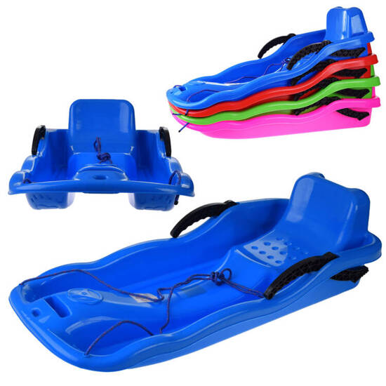 Plastic sled with a string, winter slide SP0740