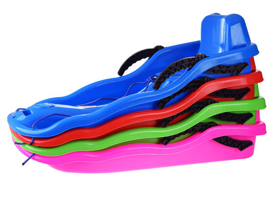 Plastic sled with a string, winter slide SP0740