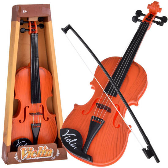 Plastic violin with bow toy for children 42 cm IN0174 JA