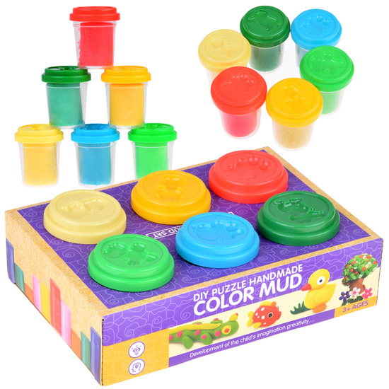 Plasticine Plasticine set of 6 pieces colored plasticine ZA5294