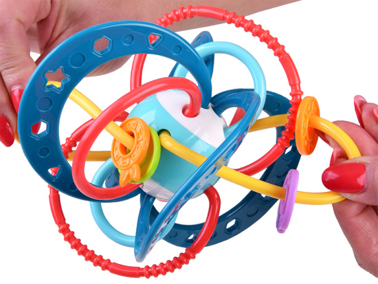 Pleasant and soft Sensory TEETHING Rattle for toddlers ZA4308 NI