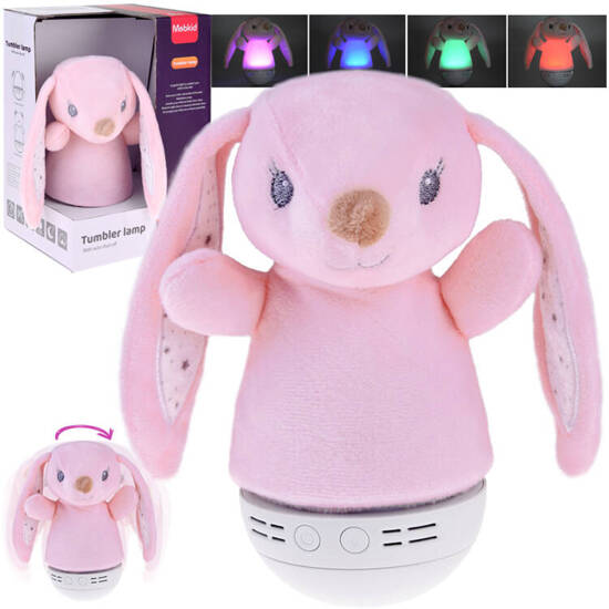 Plush Rabbit Color-changing night lamp Music box ZA4771