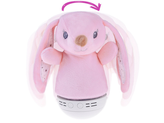 Plush Rabbit Color-changing night lamp Music box ZA4771