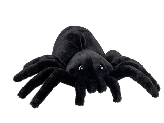 Plush black spider mascot Tarantula 15cm 14112