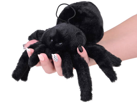 Plush black spider mascot Tarantula 15cm 14112