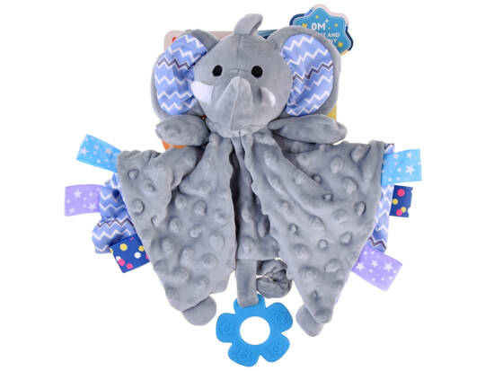 Plush cuddly toy Elephant calming tag ZA4746