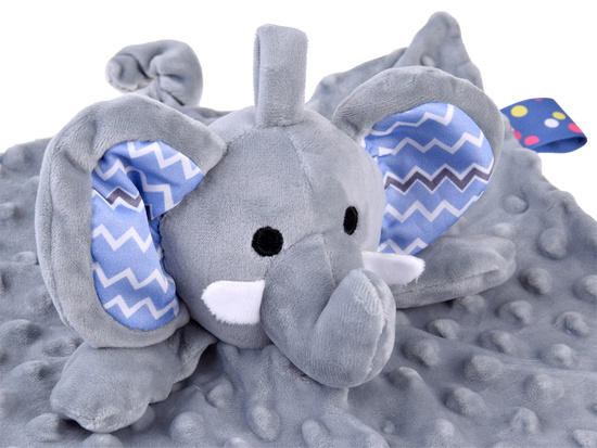 Plush cuddly toy Elephant calming tag ZA4746