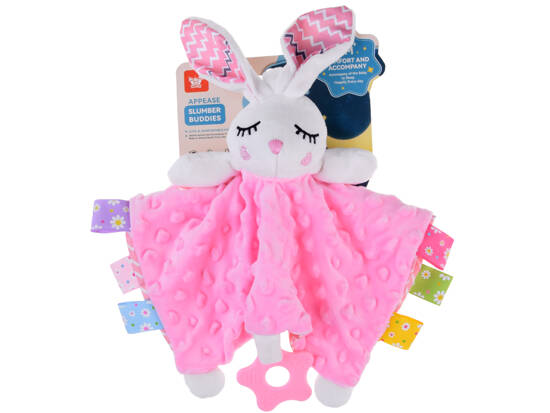 Plush cuddly toy Rabbit calming tag ZA4745