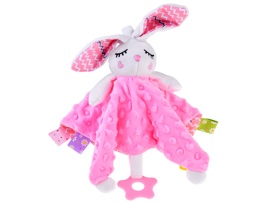 Plush cuddly toy Rabbit calming tag ZA4745