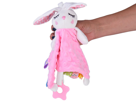 Plush cuddly toy Rabbit calming tag ZA4745