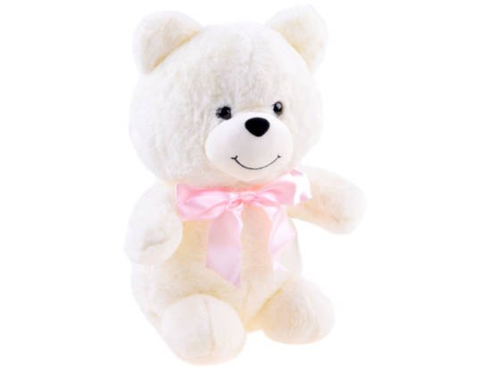 Plush white teddy bear bear cuddly ZA3429