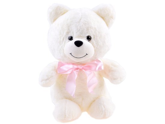 Plush white teddy bear bear cuddly ZA3429