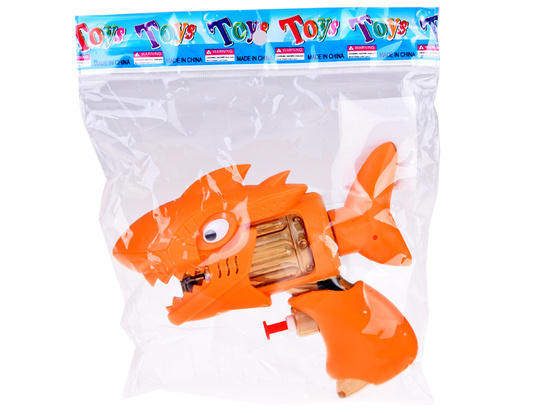 Pocket water pistol Orange Shark for children ZA4964 PO