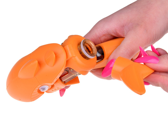 Pocket water pistol Orange Shark for children ZA4964 PO