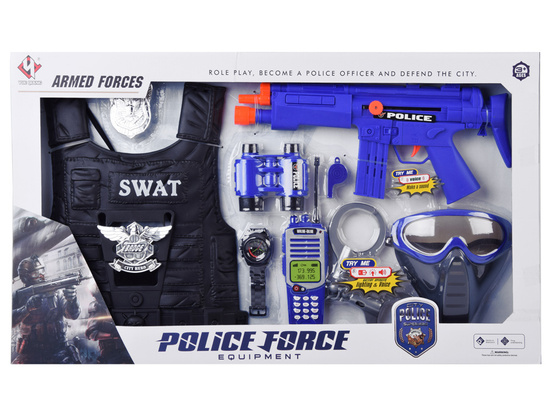 Policeman set vest + accessories ZA2984