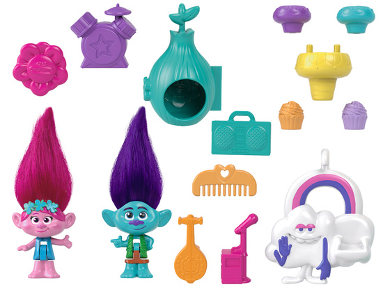 Polly Pocket Trolls Trolls Lockable House Poppy HKV39 ZA5528