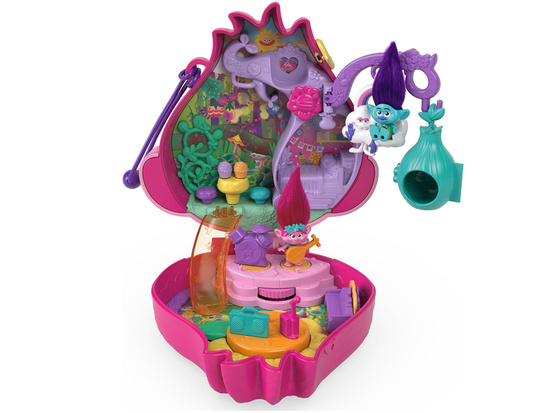 Polly Pocket Trolls Trolls Lockable House Poppy HKV39 ZA5528