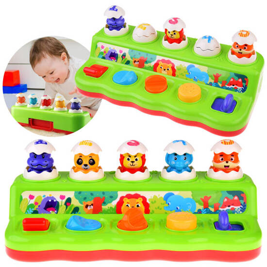 Pop-up animals Interactive toy exercise your hands ZA4635