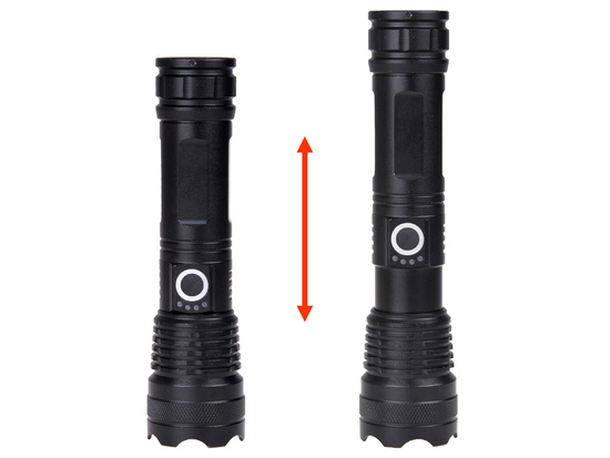 Powerful USB rechargeable LED flashlight, waterproof SP0799