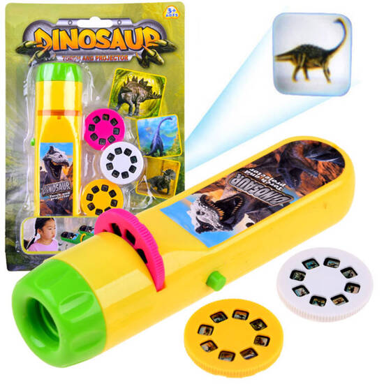 Projector torch with 24 slides dinosaurs TA0093