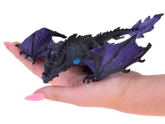 Purple Dragon Figurine Majestic dragon with a movable mouth ZA5023