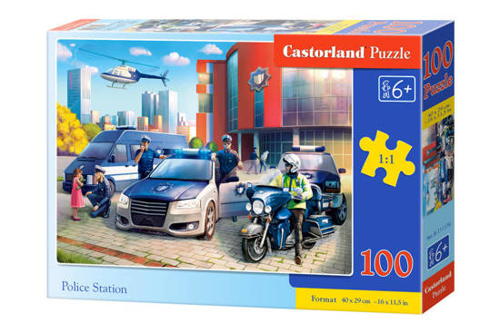 Puzzle 100 pieces police station