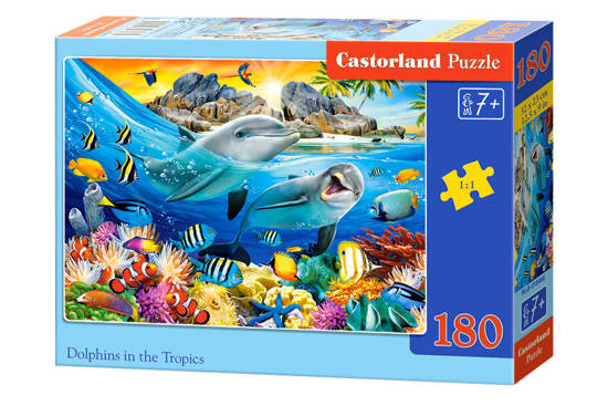 Puzzle 180 pcs. Dolphins in the Tropics