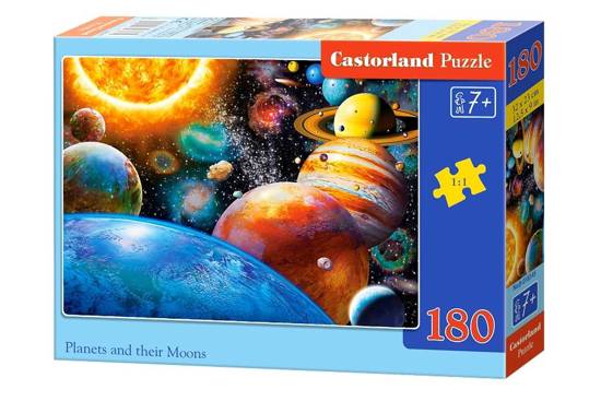 Puzzle 180 pcs. Planets and their Moons