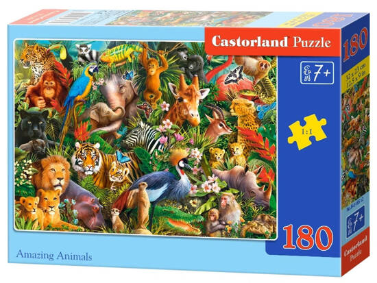 Puzzle 180 pieces B-018512 Amazing Animals