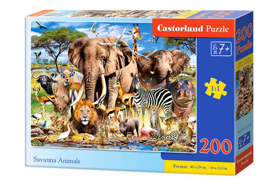 Puzzle 200 pcs. Savanna Animals