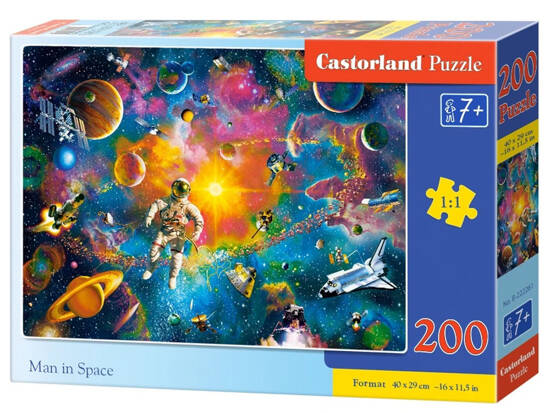 Puzzle 200 pieces B-222261 Man in Space