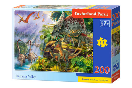 Puzzle 200 pieces Dinosaur Valley