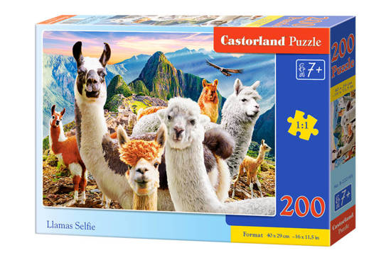 Puzzle 200 pieces Llama Selfie