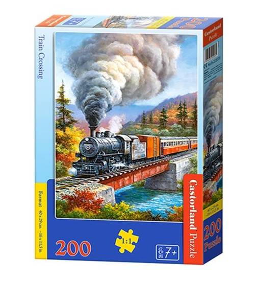 Puzzle 200 pieces Train Crossing