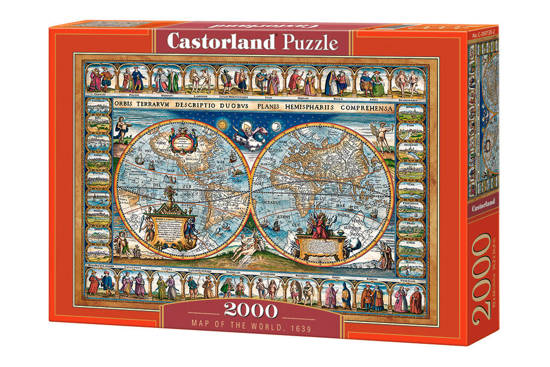 Puzzle 2000 pcs. Map of the world, 1639