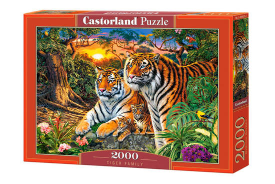Puzzle 2000 pcs. Tiger Family
