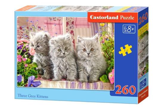 Puzzle 260 pcs. Three Grey Kittens