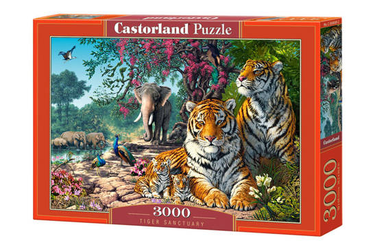 Puzzle 3000 pcs. Tiger Sanctuary