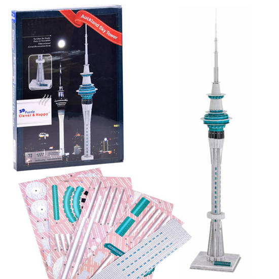 Puzzle 3D tower Auckland Sky Tower 72 pieces. ZA3785
