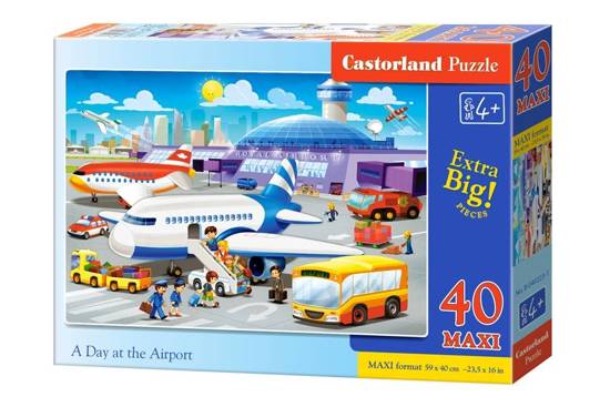 Puzzle 40 pcs. MAXI A Day at the Airport