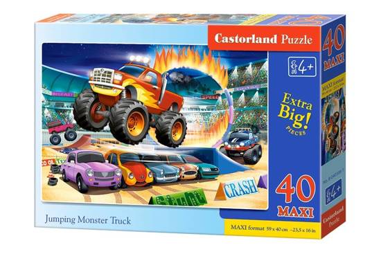 Puzzle 40 pcs. MAXI Jumping Monster Truck