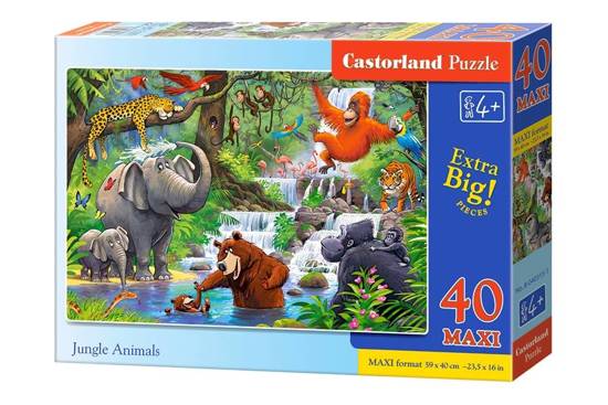 Puzzle 40 pcs. MAXI Jungle Animals