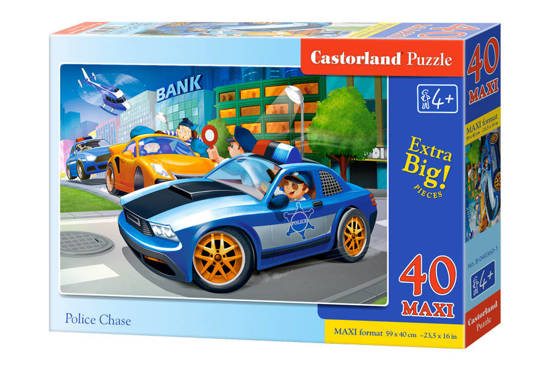 Puzzle 40 pieces MAXI Police Chase