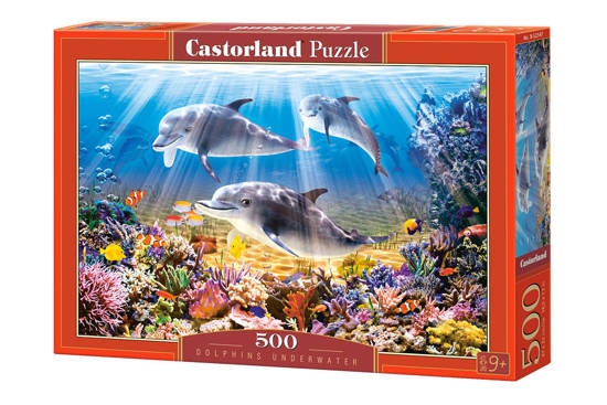 Puzzle 500 pcs. Dolphins Underwater