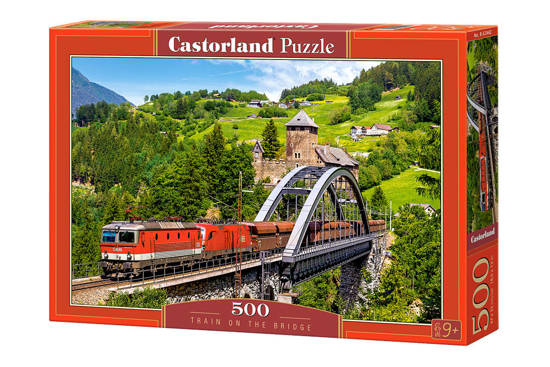 Puzzle 500 pcs. Train on the Bridge