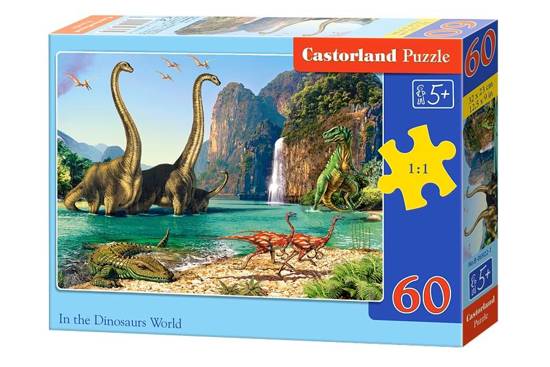 Puzzle 60 pcs. In the Dinosaurs World