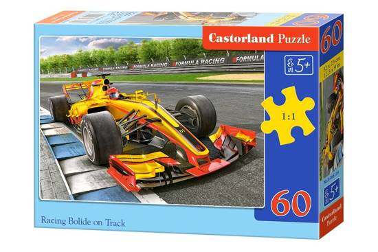 Puzzle 60 pieces Racing Bolide on Track