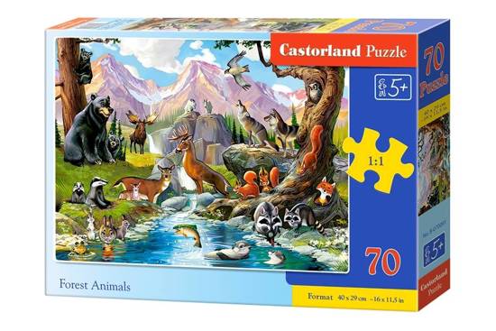 Puzzle 70 pcs. Forest Animals