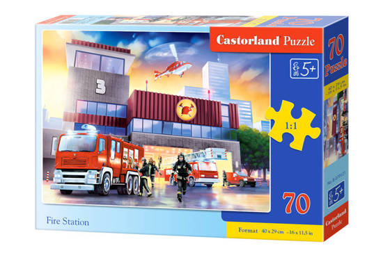 Puzzle 70 pieces Fire Station