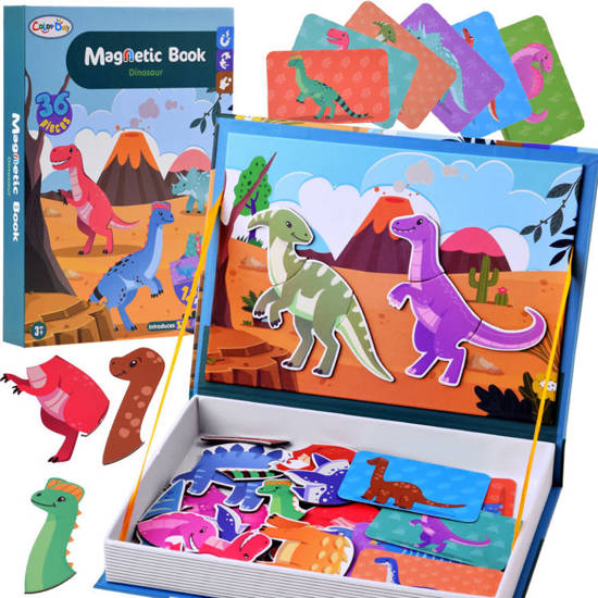 Puzzle Magnetic puzzle Dinosaur 36 ZA4408